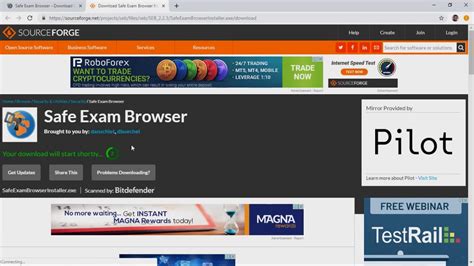 safe exam browser download page